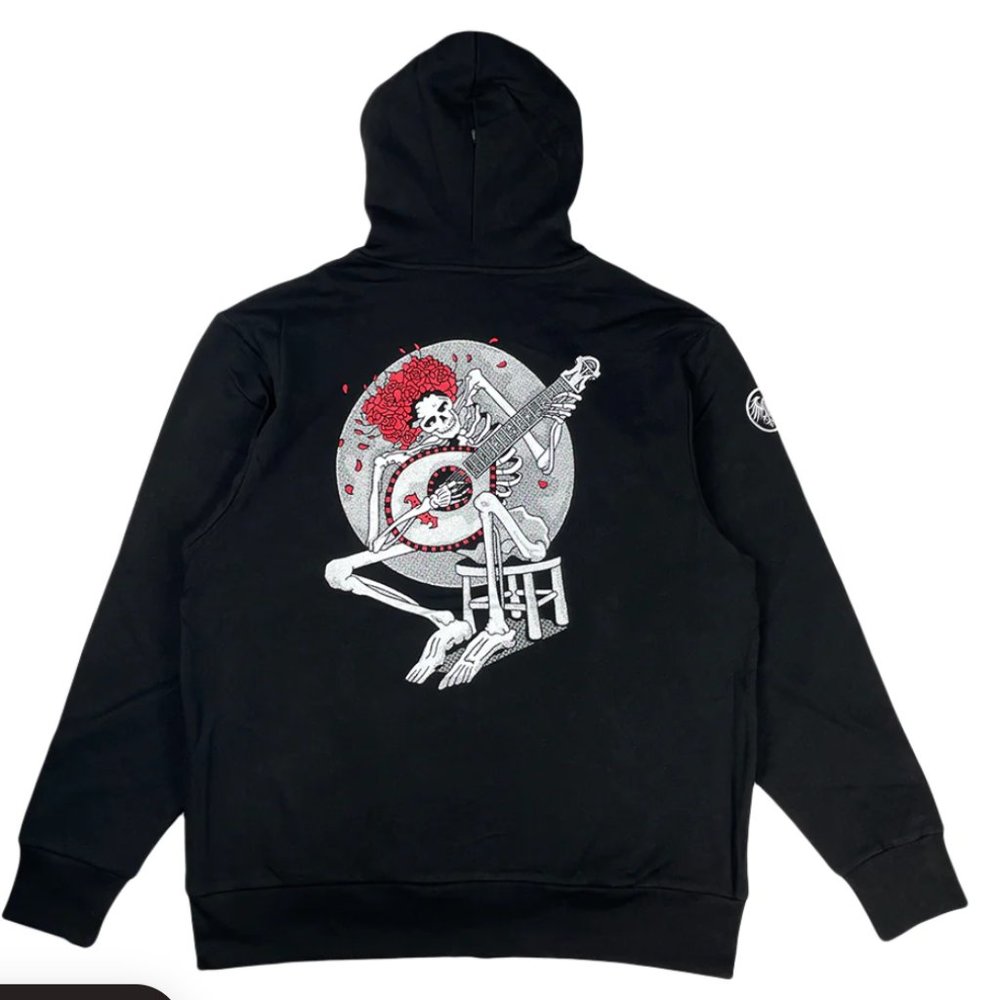 Stanley Mouse Easy Rider Never Summer Black Zip Up Hoodie (Size S)